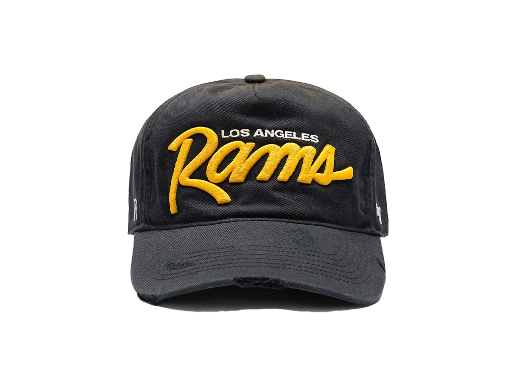 Los Angeles Rams X Represent X 47 Cap Washed Aged Black-Represent-pikastore.cz