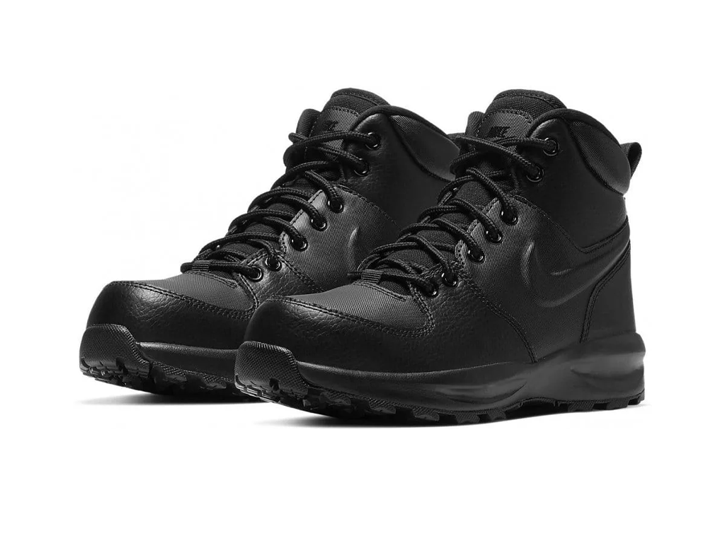 Nike Manoa Leather GS Triple Black-Nike-pikastore.cz