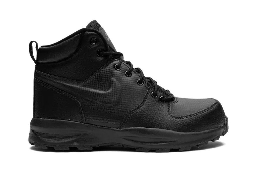 Nike Manoa Leather GS Triple Black-Nike-pikastore.cz