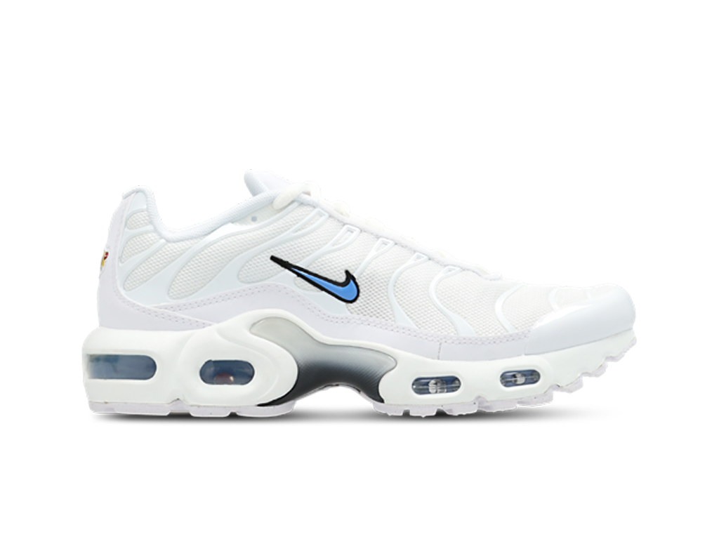 Nike Air Max Plus Triple White Blue Swoosh – tenisky – fotka 3 z 5