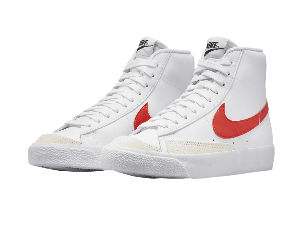 Nike Blazer Mid 77 GS White Picante Red-Nike-pikastore.cz
