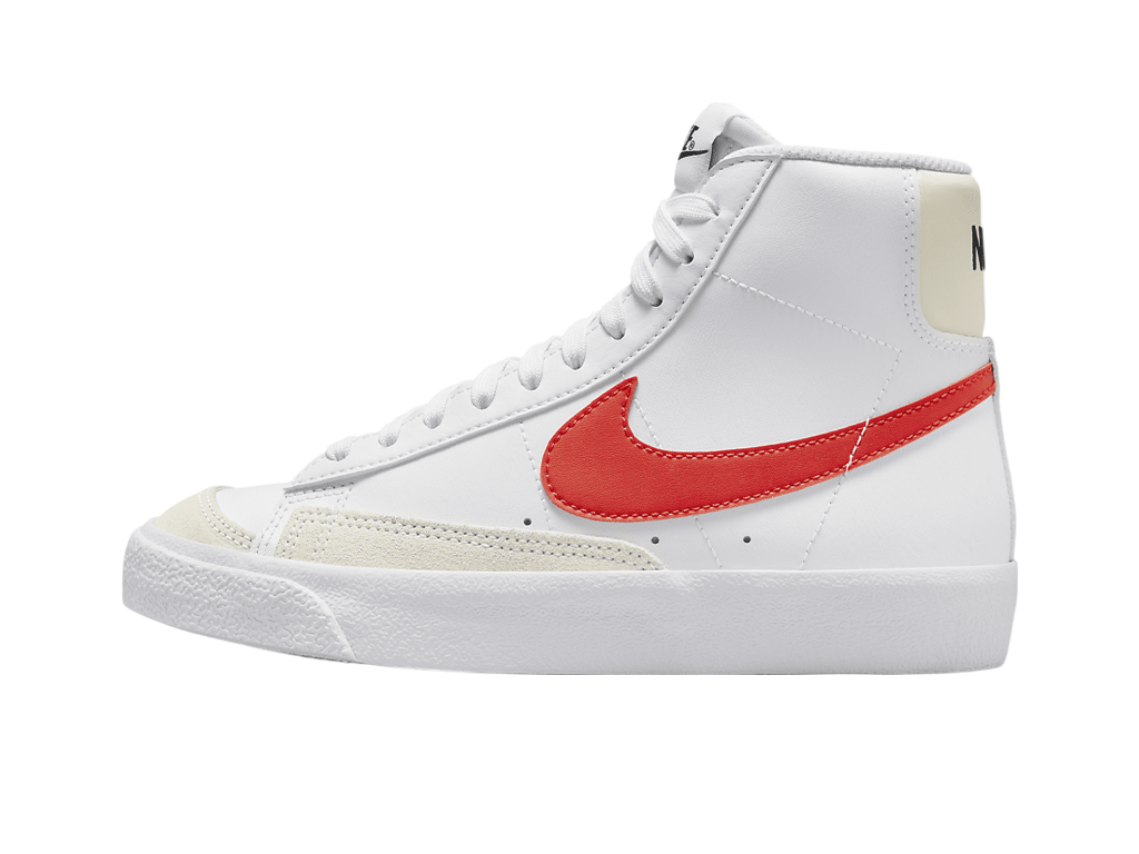 Nike Blazer Mid 77 GS White Picante Red-Nike-pikastore.cz