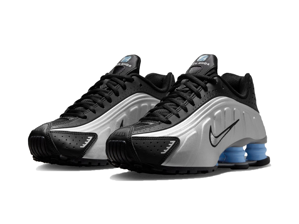 Nike Shox R4 GS Metallic Silver Psychic Blue-Nike-pikastore.cz