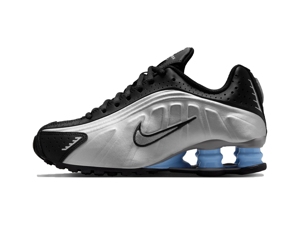 Nike Shox R4 GS Metallic Silver Psychic Blue-Nike-pikastore.cz