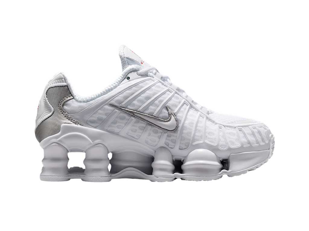 Nike Shox TL GS White Metallic Silver Max Orange
