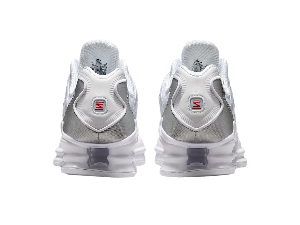 Nike Shox TL GS White Metallic Silver Max Orange