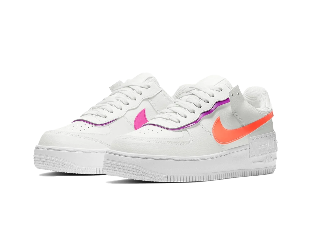 Nike Wmns Air Force 1 Shadow White Mango Red Plum