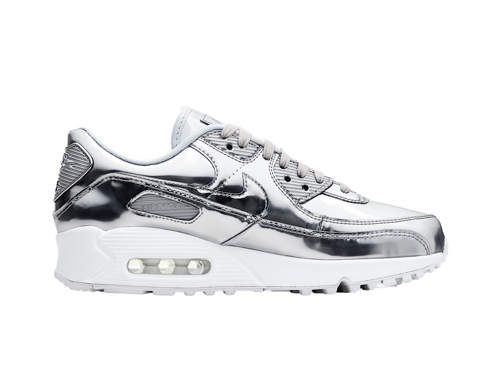 Nike Wmns Air Max 90 Metallic Pack - Chrome – tenisky – fotka 3 z 5