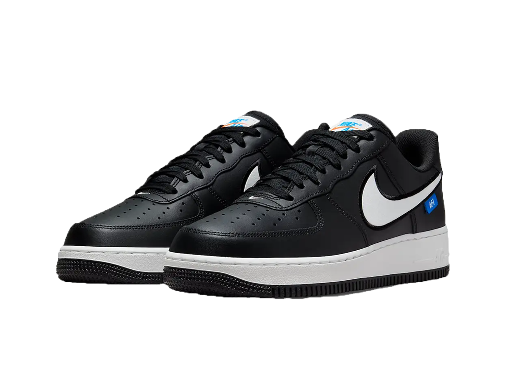 Nike Air Force 1 07 Blue Label - Black White-Nike-pikastore.cz
