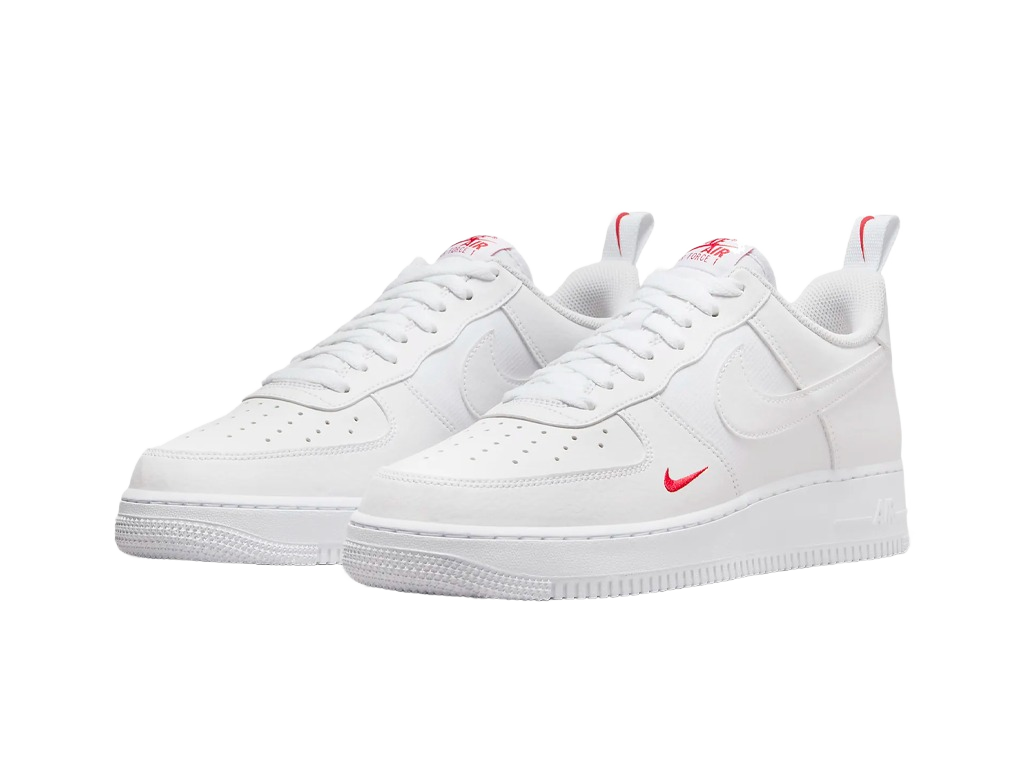 Nike Air Force 1 07 Red Mini Swoosh-Nike-pikastore.cz