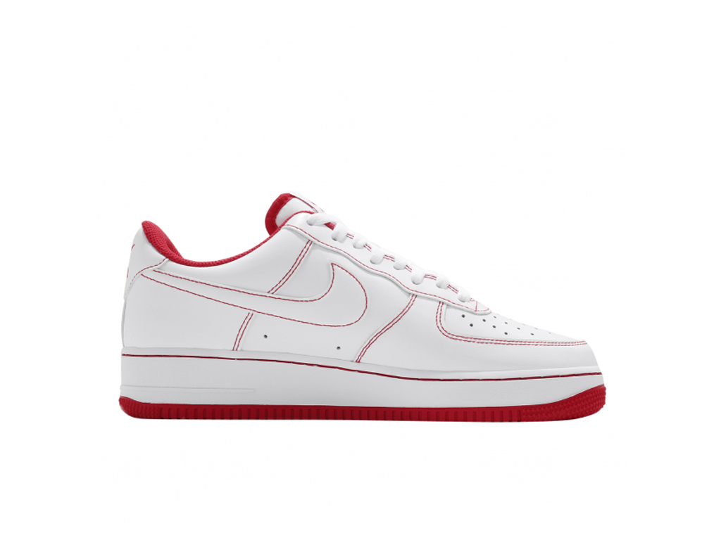 Nike Air Force 1 Low '07 White University Red-sneakers-Nike-pikastore.cz