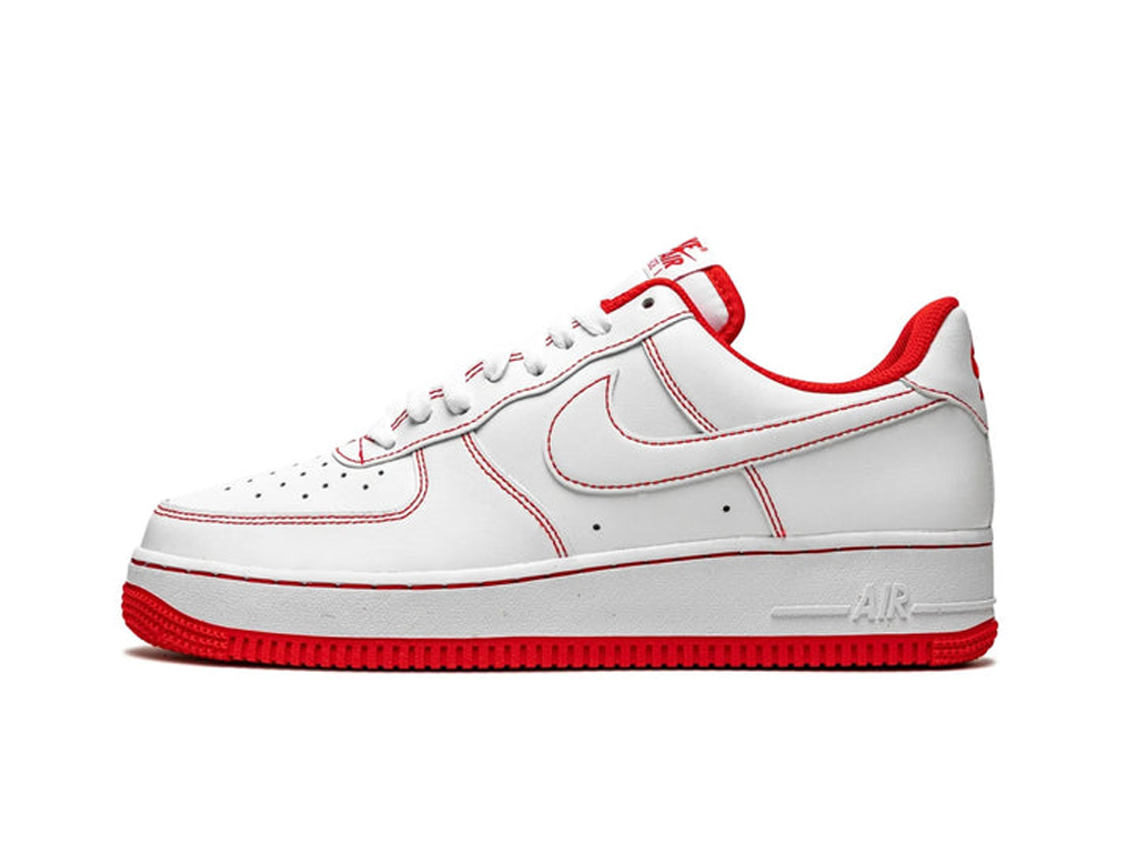 Nike Air Force 1 Low '07 White University Red-sneakers-Nike-pikastore.cz