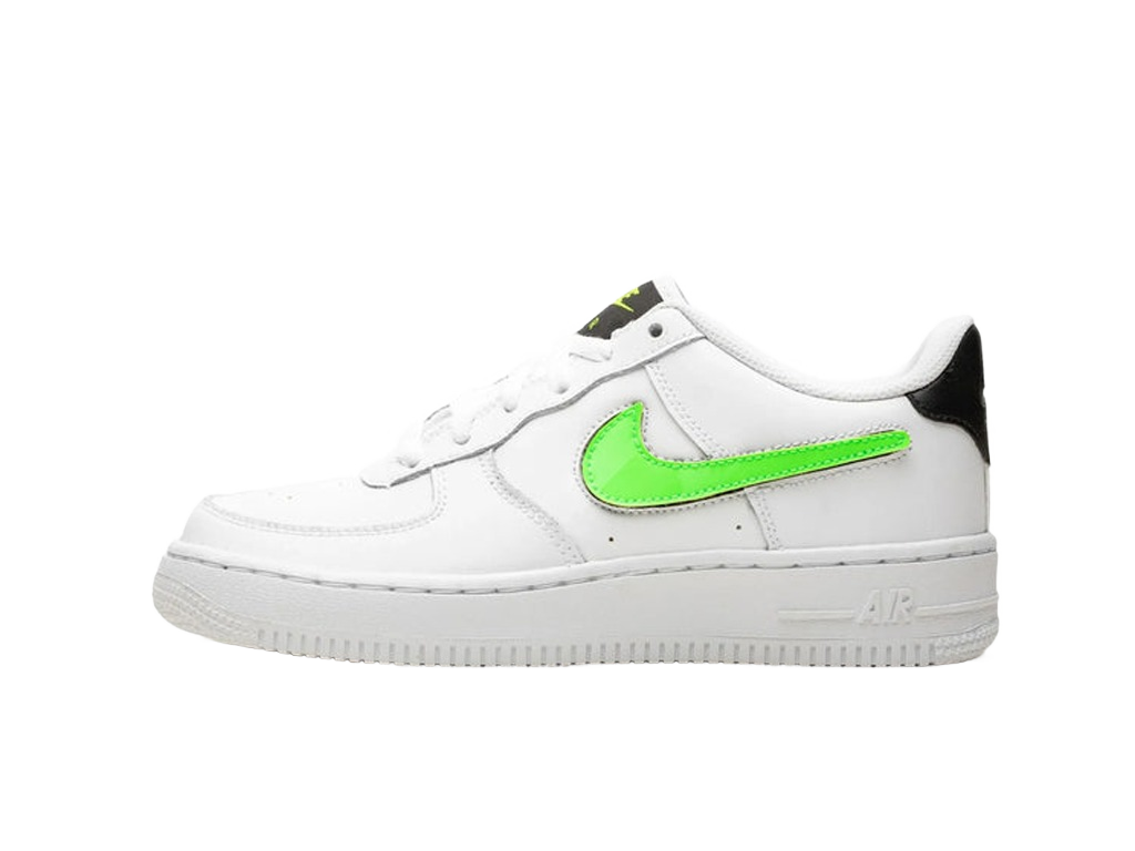 Nike Air Force 1 Low Removable Swoosh White Green Strike (GS)-sneakers-Nike-pikastore.cz