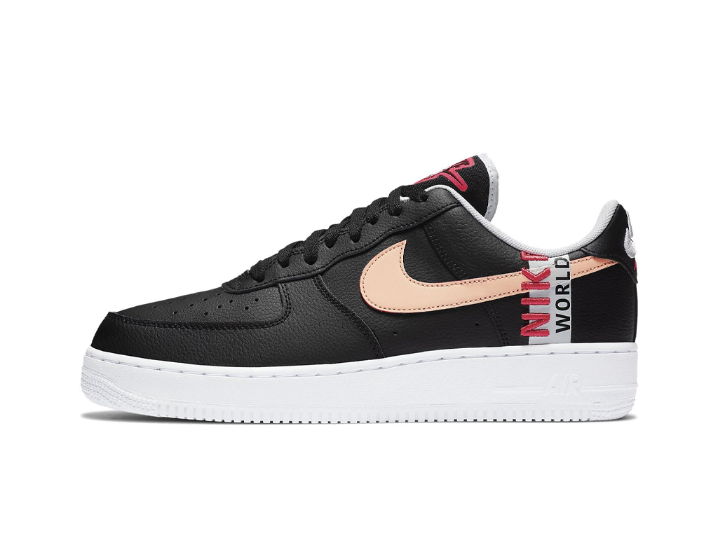 Nike Air Force 1 Low Worldwide Pack - Black Crimson-Nike-pikastore.cz