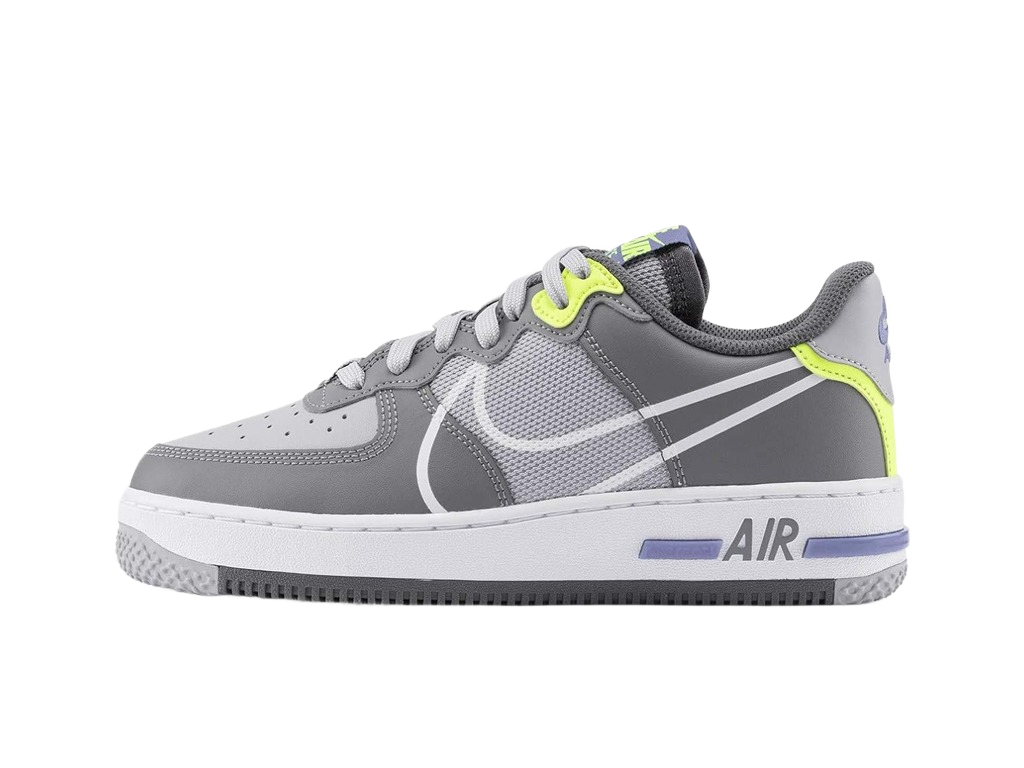 Nike Air Force 1 React GS Wolf Grey-Nike-pikastore.cz