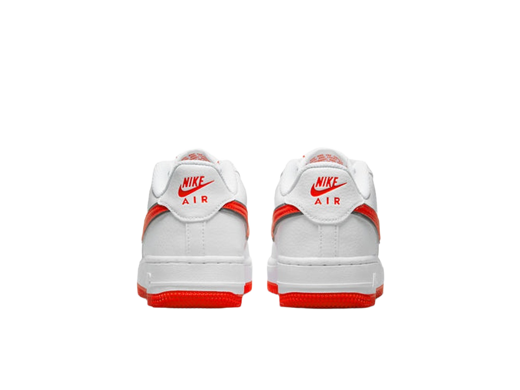 Nike Air Force 1 SE GS Mini Swoosh - White Habanero Red-Nike-pikastore.cz