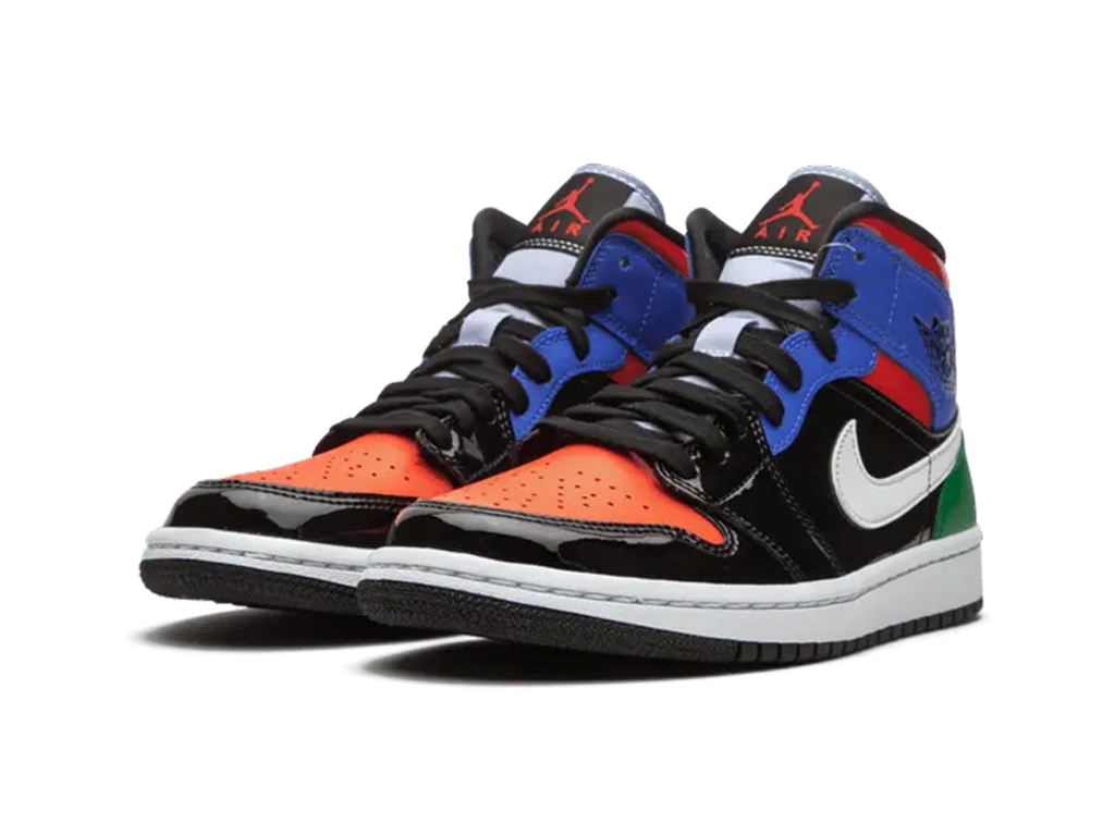 Nike Air Jordan 1 Mid SE Multi Patent-Air Jordan-pikastore.cz