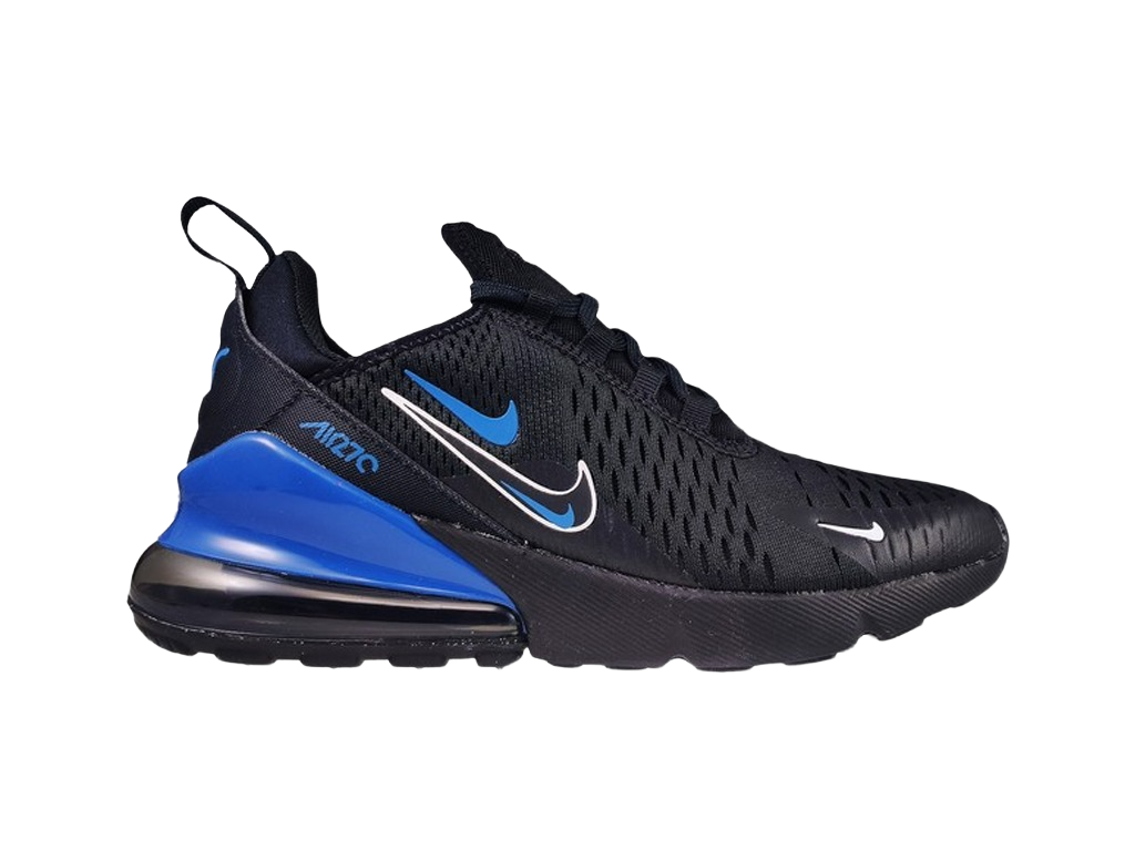 Nike Air Max 270 GS Multi-Swoosh - Black Dark Marina Blue-Nike-pikastore.cz