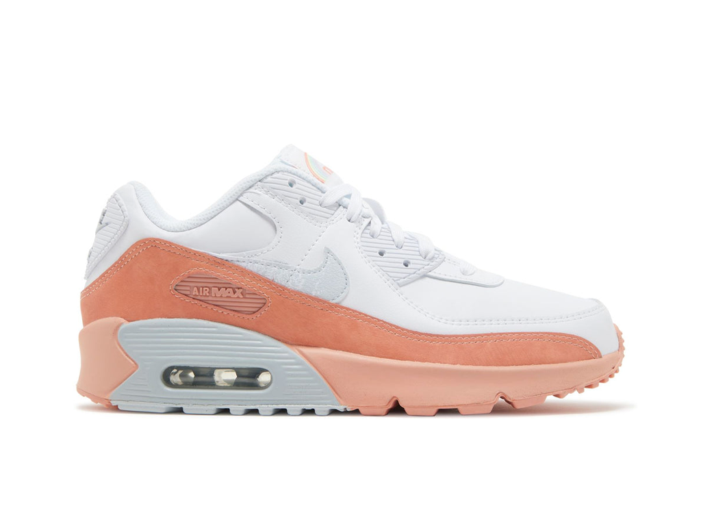 Nike Air Max 90 Leather SE GS White Light Madder Root-Nike-pikastore.cz