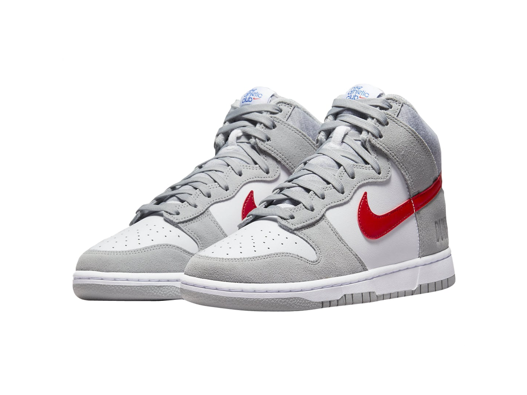 Nike Dunk High SE Athletic Club - Light Smoke Grey Gym Red-Nike-pikastore.cz