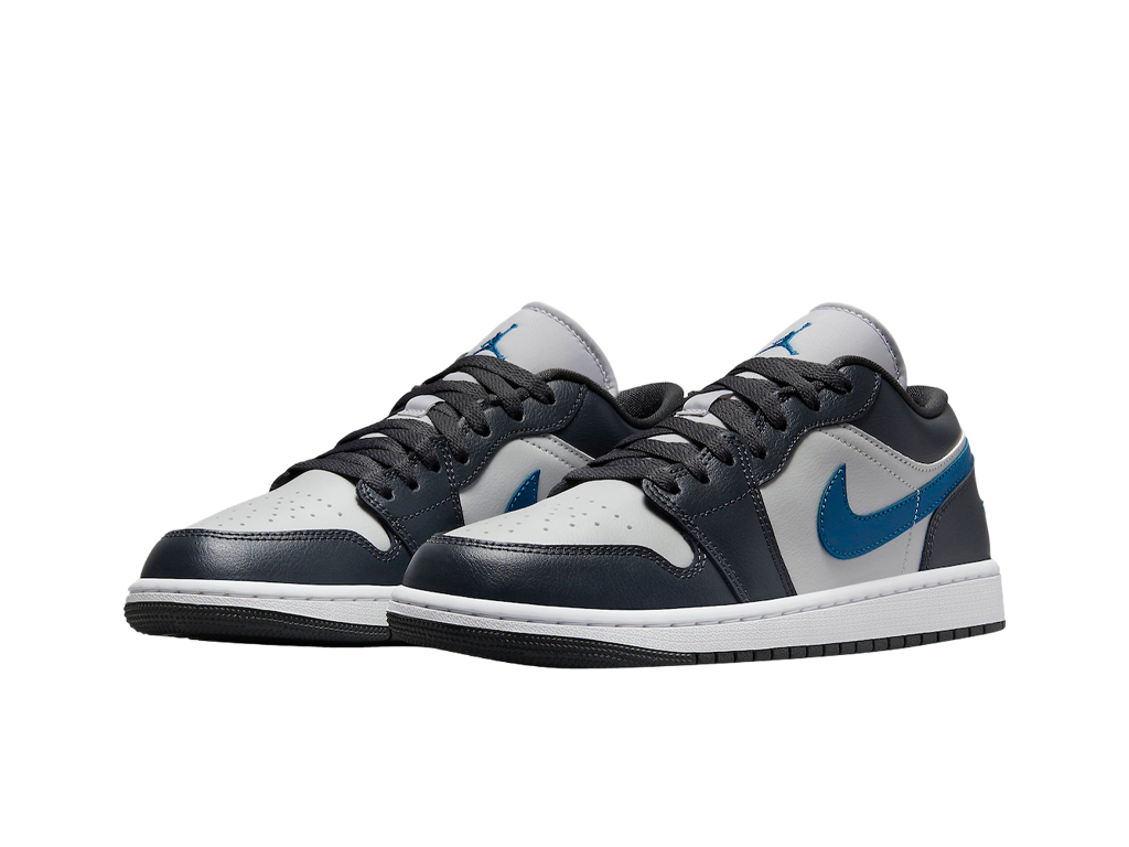 Nike Wmns Air Jordan 1 Low Anthracite Industrial Blue-Air Jordan-pikastore.cz