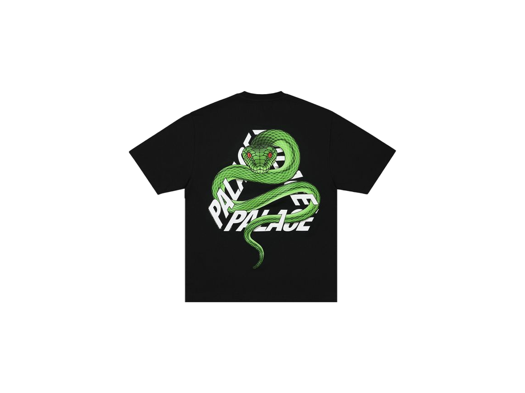 Palace Snakey P3 T-Shirt Black-Palace-pikastore.cz