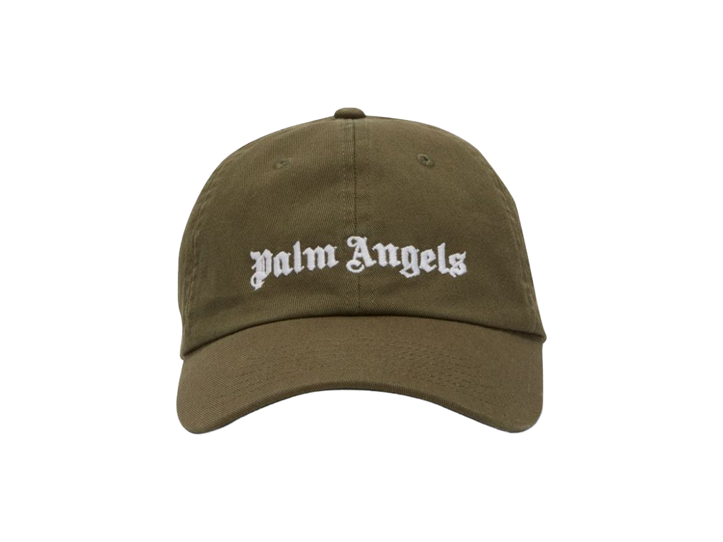 Palm Angels Classic Logo Cap Green/White-Palm Angels-pikastore.cz