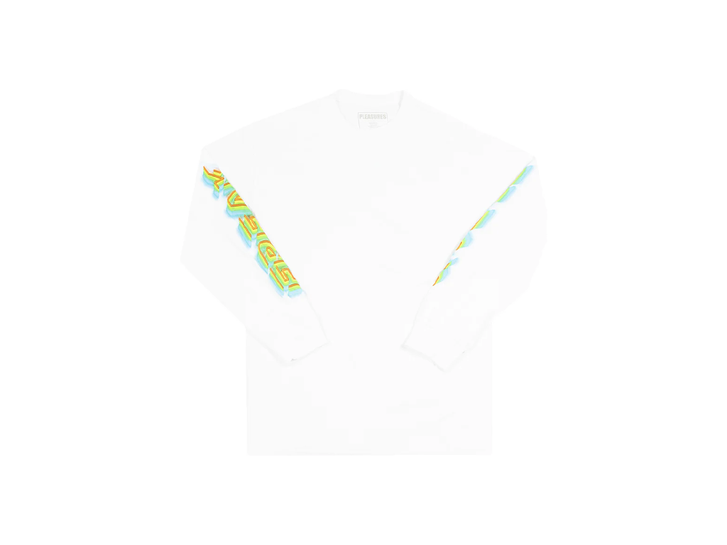 Pleasures Freak Longsleeve Tee White-Pleasures-pikastore.cz