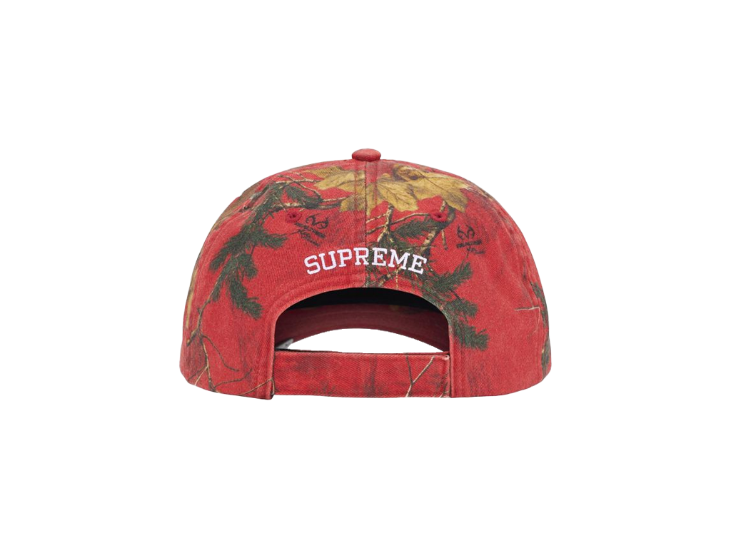 Supreme Bottle Opener 6-Panel Hat Red Camouflage-Supreme-pikastore.cz