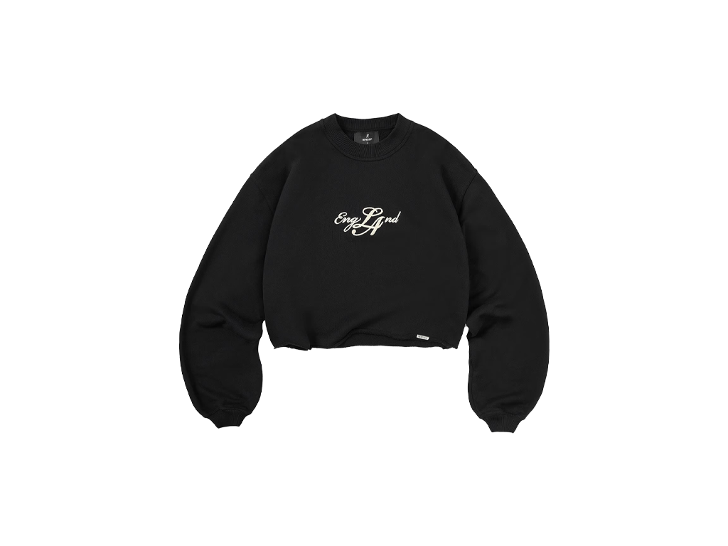 Represent EngLAnd Cropped Sweatshirt Jet Black-Represent-pikastore.cz