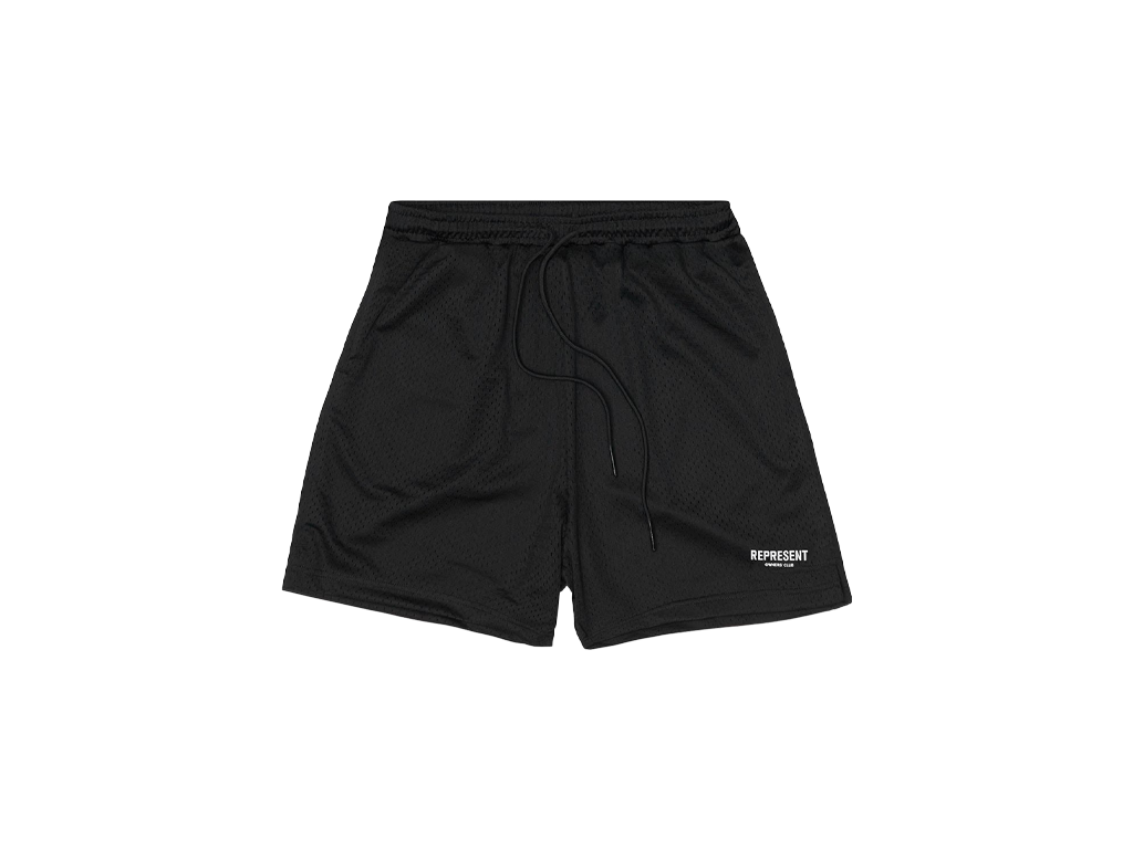 Represent Owners Club Mesh Shorts Black-Represent-pikastore.cz