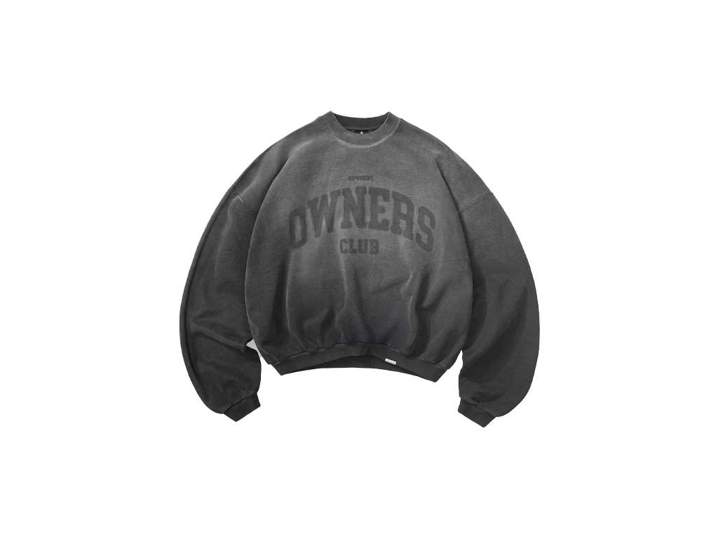 Represent Owners Club Sweatshirt Weathered Black-Represent-pikastore.cz