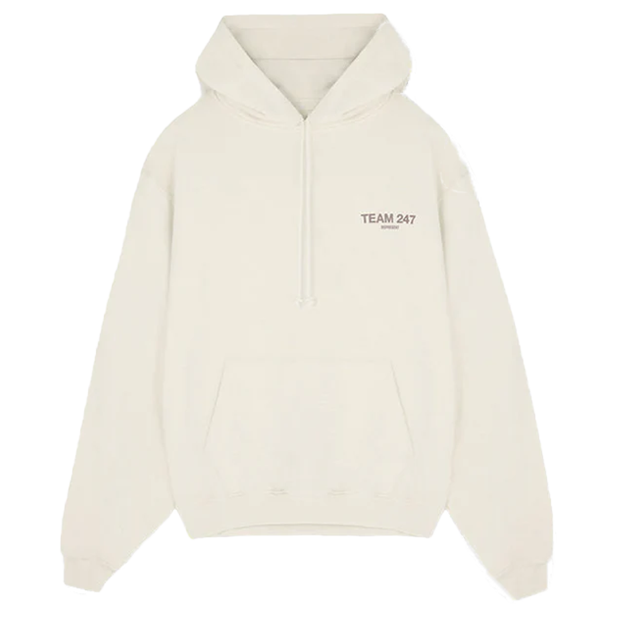 Represent Team 247 Oversized Hoodie Cream-Represent-pikastore.cz
