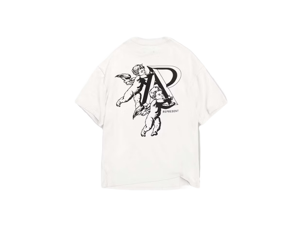 Represent Cherub Initial T-Shirt Flat White-Represent-pikastore.cz