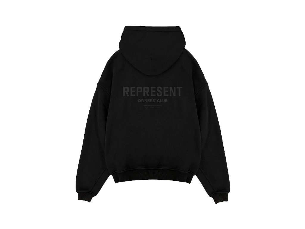 Represent Owners Club Hoodie Matte Black-Represent-pikastore.cz