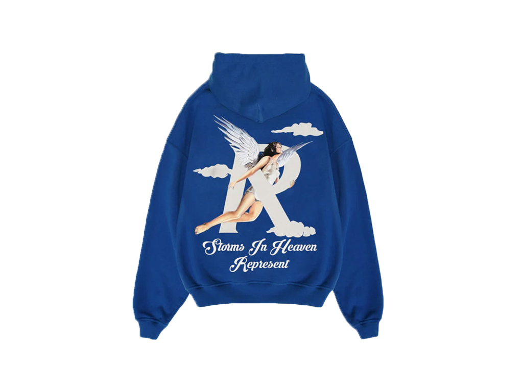 Represent Storms In Heaven Hoodie Cobalt-Represent-pikastore.cz
