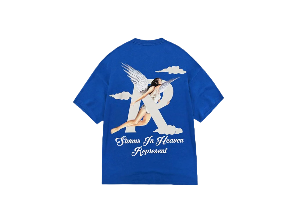 Represent Storms In Heaven T-shirt Cobalt-Represent-pikastore.cz