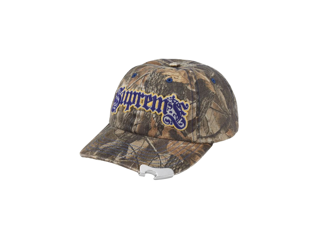 Supreme Bottle Opener 6-Panel Hat Brown Camouflage-Supreme-pikastore.cz