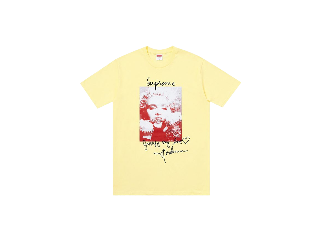 Supreme Madonna TeePale Yellow-Supreme-pikastore.cz