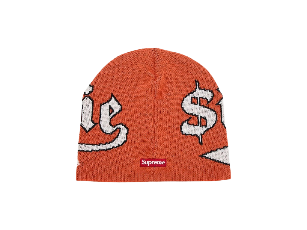 Supreme New Era Accent Beanie Orange-Supreme-pikastore.cz