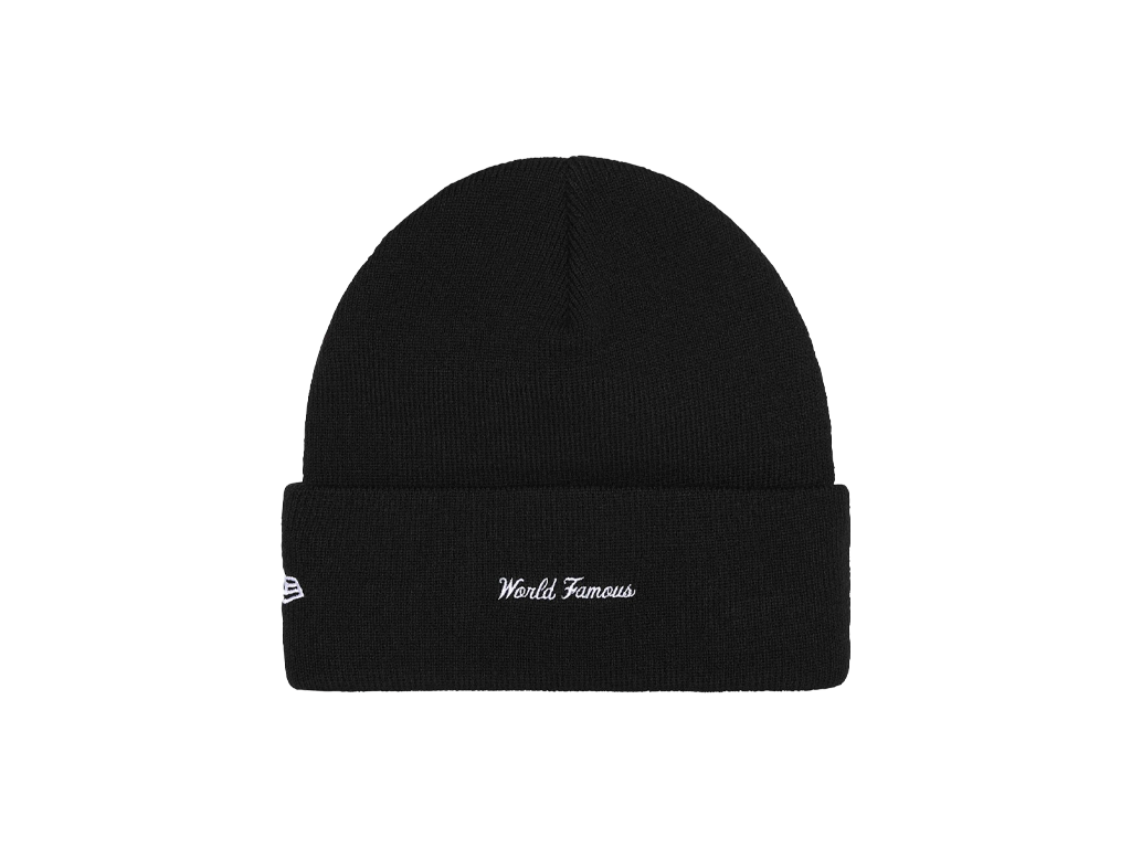 Supreme New Era Box Logo Beanie (FW25) Black-Supreme-pikastore.cz