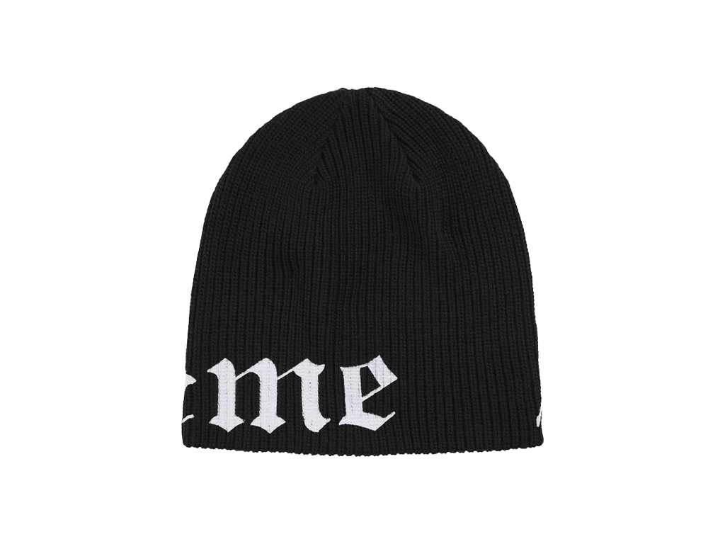 Supreme Old English Printed Beanie Black-Supreme-pikastore.cz