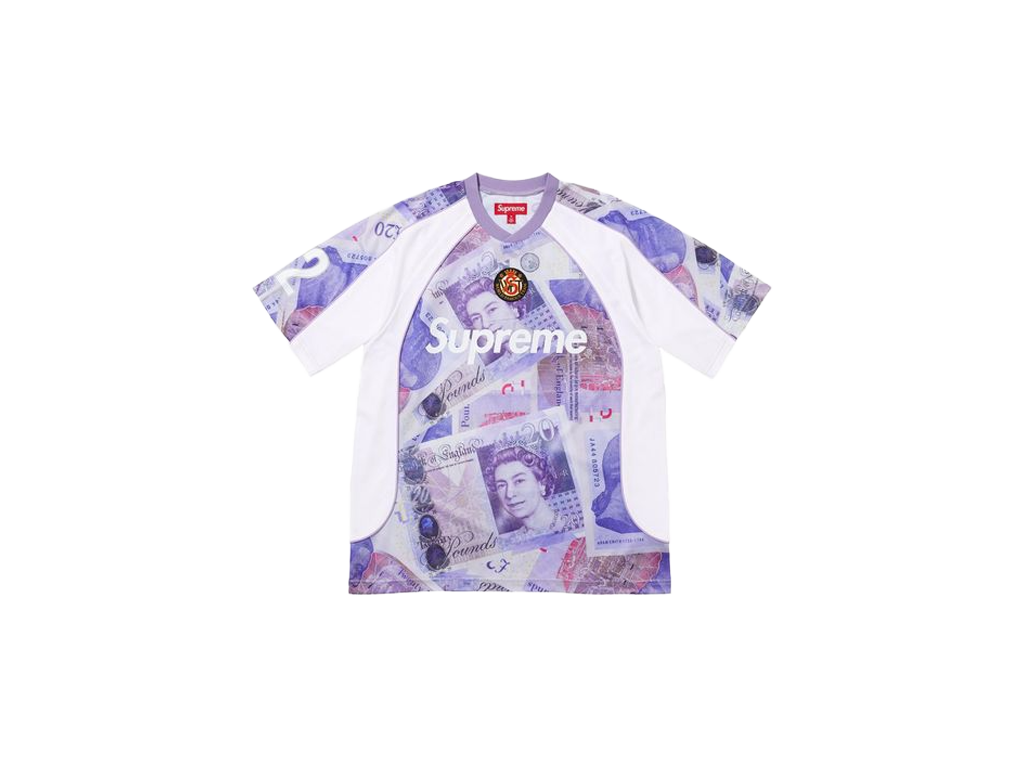 Supreme Pounds Soccer Jersey White-Supreme-pikastore.cz