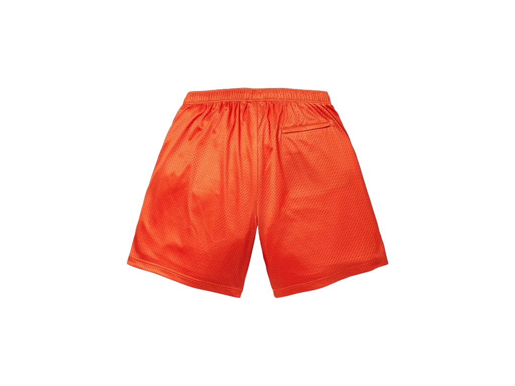 Supreme Rhinestone Mesh Short Orange