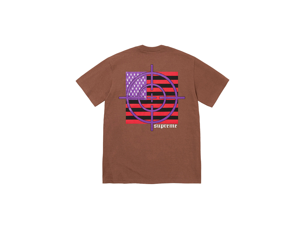 Supreme Target Tee Brown-Supreme-pikastore.cz