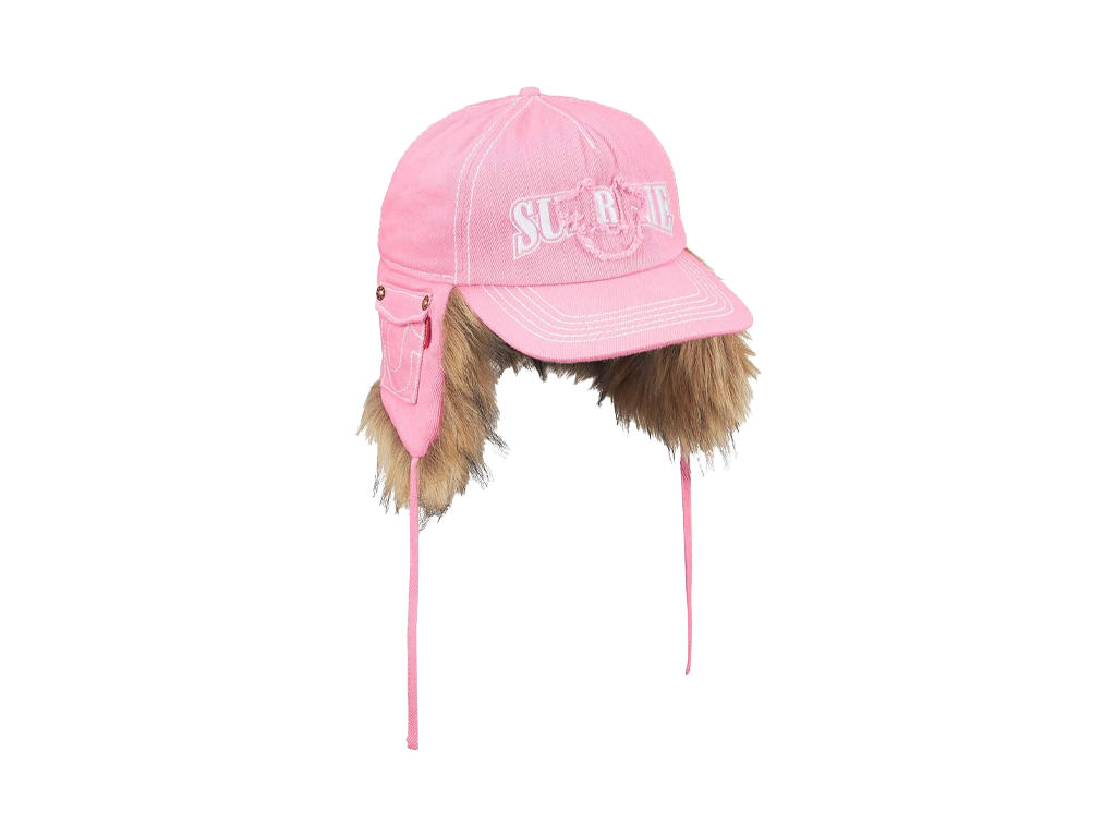 Supreme True Religion Earflap 5-Panel Pink-Supreme-pikastore.cz
