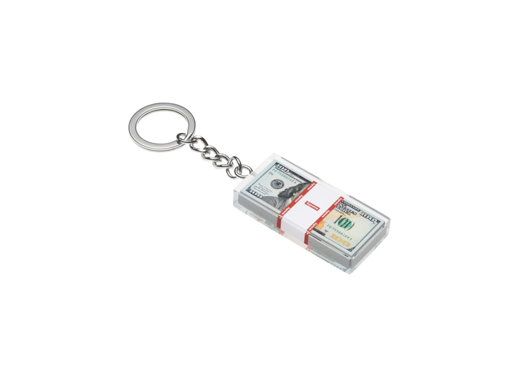 Supreme Cash Paperweight Keychain Clear-Supreme-pikastore.cz