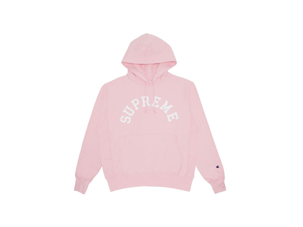 Supreme Champion Hooded Sweatshirt (SS25) Pink-Supreme-pikastore.cz