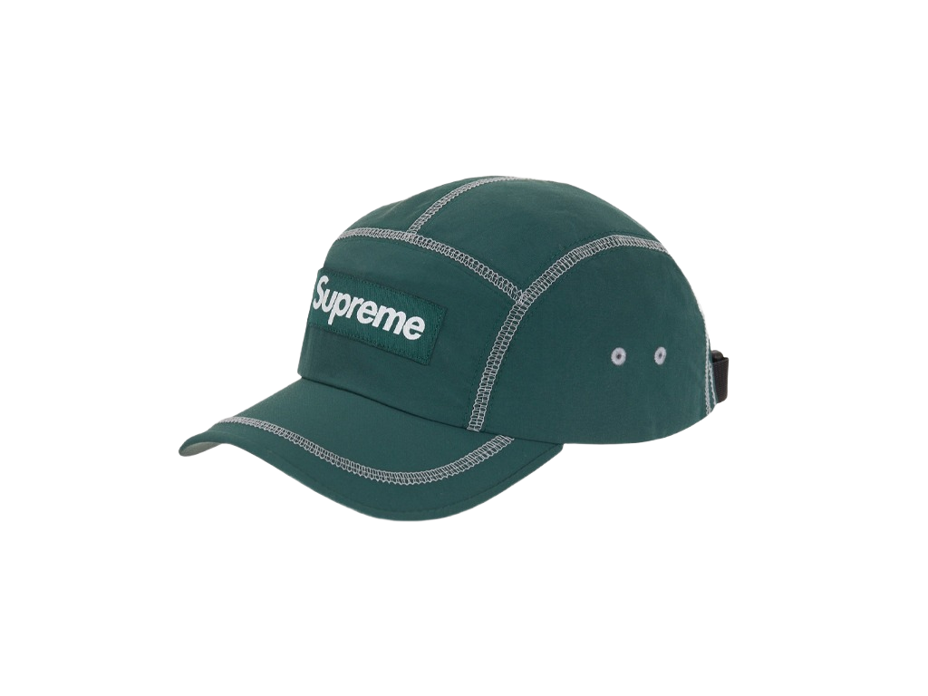 Supreme Reflective Stitch Camp Cap Dark Green-Supreme-pikastore.cz