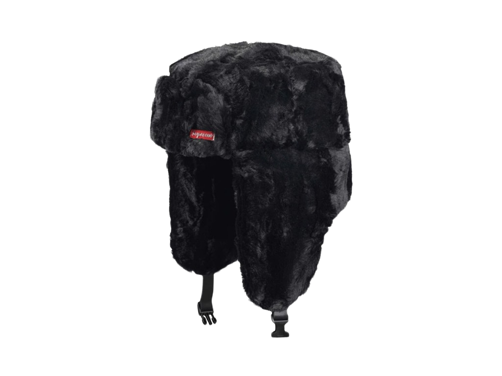 Supreme Ushanka Hat Black-Supreme-pikastore.cz